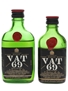 Vat 69 Bottled 1970s - Silver 2 x 4cl