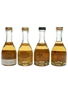 Jean Laplomb, Montplasir, Napoleon, Vendes Brandy Bottled 1960s-1970s 4 x 3cl-3.5cl / 40%