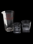 Tumblers & Water Jug Canadian Club, Jim Beam, Southern Comfort 