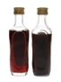 Chaplins & Seagavin Bottled 1960s 2 x 10cl