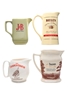 Assorted Whisky Jugs 4 x Jugs 