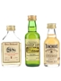 Ben Roland, Sheep Dip & Teacher's Bottled 1980s 3 x 5cl / 40%