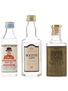 Beefeater, Booth's & Griver's Bottled 1970s 3 x 5cl