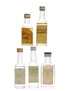 Assorted Aquavit Ackvaviitti, O P Anderson, Sankt Petrus, Hamburger Michel & Kvan 5 x 4cl-5cl