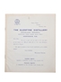 William Foulds List Of Old Scotch Whiskies, February 1893 Wholesale Price List 