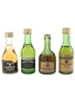 Assorted French Brandy Bottled 1960s-1970s 4 x 3cl / 40%