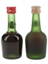 Courvoisier Napoleon & 3 Star Luxe Bottled 1970s 2 x 3cl / 40%