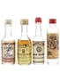 Assorted Spirits From Around The World Bermudez, Istra, Loucas Tsotras & Oud Amsterdam 4 x 4cl-5cl