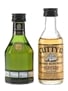 Cutty Sark 12 Year Old & Cutty 12 Bottled 1980s-1990s 4.7cl-5cl