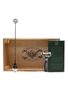 Hendrick's Home Bar Kit Cucumber Crate, Mighty Razor Zester, Spinning Eye Bar Spoon 