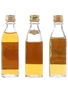 John Barr, Jolly Runner & McGibbon's Bottled 1980s 3 x 5cl