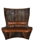 Glenfiddich Winter Storm Barrel Bench Two Seater 140cm x 108cm x 52cm