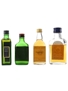 Passport, Scotch No.10, Teacher's & Yates Brothers Bottled 1970s 4 x 3.7cl-7cl