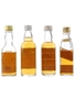Bulloch Lade, Dewar, Famous Grouse & Johnnie Walker Bottled 1970s & 1980s 4 x 4.7cl-5cl / 40%