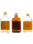 Clan Blend, Haig Gold Label & The Monarch Bottled 1960s-1970s 3 x 5cl