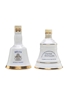 Bell's Chairman Of The Year 1986 & 1993-1994 Ceramic Decanters 2 x 5cl / 40%