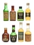 Assorted Blended Scotch Whisky Bottled 1970s 8 x 5cl