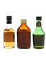 Glenfoyle, Grendel's & Vat 69  3 x 3.7cl-5cl
