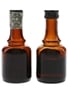 Bowmore De Luxe Bottled 1970s 2 x 4.7cl-5cl