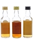 Glenordie, Old Elgin & Royal Lochnagar Bottled 1980s-1990s 3 x 5cl / 40%