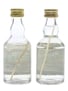 Polmos Zubrowka Bison Brand Vodka Bottled 1970s 2 x 5cl / 40%