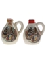 Orlando Cherry Brandy Ceramics Bottled 1960s-1970s 2 x 5cl / 24%