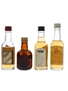 Chivas Regal, Grand Old Parr, Hundred Pipers & Rob Roy Bottled 1970s 4 x 5cl / 40%