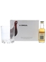 Famous Grouse Genuine Glass & Miniature Set  5cl / 40%