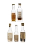 Assorted Blended Scotch Whisky Bottled 1970s 2 x 3cl & 3 x 5cl