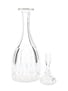 Crystal Decanter With Stopper  33cm x 10.5cm