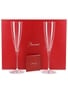 Baccarat Crystal Champagne Flutes  23.5cm Tall