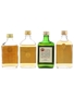 Highland Queen, King George IV, McCallum's & Robbie Burns Bottled 1970s 4 x 5cl / 40%