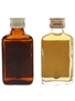 Ballantine's Finest & 12 Year Old Bottled 1970s-1980s 2 x 4.7cl-5cl