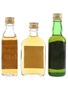 Acredyke, Carlton & Clan Campbell Bottled 1980s 3 x 4cl-5cl
