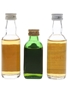 Dewar's De Luxe & White Label Bottled 1970s & 1980s 3 x 4.6cl-5cl