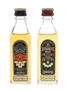 Black Bush & Bushmills 10 Year Old Bottled 1980s 2 x 5cl / 40%