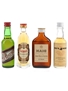 Black Bottle, Grant's, Haig & Pig's Nose Bottled 1970s 4 x 4.7cl-5cl / 40%