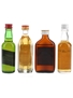 Black Bottle, Grant's, Haig & Pig's Nose Bottled 1970s 4 x 4.7cl-5cl / 40%
