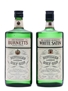 Sir Robert Burnett's London Dry Gin x 2 Bottled 1970s 2 x 75cl