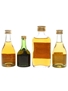 Beaupre, Grand Empereur, Jules Charrent & Three Barrels Bottle 1960s & 1970s 4 x 5cl / 40%