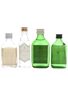 Booth's, Gilbey's, Gordon's & White Satin Bottled 1970s 4 x 5cl / 40%