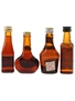 B and B, Cusenier & Mandarine Napoleon Bottled 1960s & 1970s 4 x 3cl-5cl