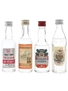 Kulov, Moryoskoff, Stolichnaya & Zolotaja Zvezda Bottled 1970s 4 x 4.5cl-5cl