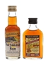 Golden Cap & Myers's Rum Bottled 1970s 2 x 5cl
