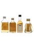 Dewar's, Grendel's, Hundred Pipers & Something Special Bottled 1970s 4 x 3.7cl-5cl