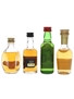 Dimple, Glenfoyle 12 Year Old, J & B & Old Smuggler Bottled 1970s 4 x 5cl