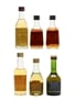 Assorted Brandy Bottled 1970s & 1980s 6 x 5cl