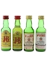 J&B & MacArthurs Bottled 1980s 4 x 5cl