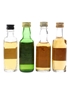 Antiquary, Crown Of Scotland, Diners & Langs Bottled 1970s & 1980s 4 x 5cl