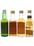 Findlater's, Old Farm, Red Hackle & Thistle Bottled 1970s 3 x 4.7cl-5cl / 40%
